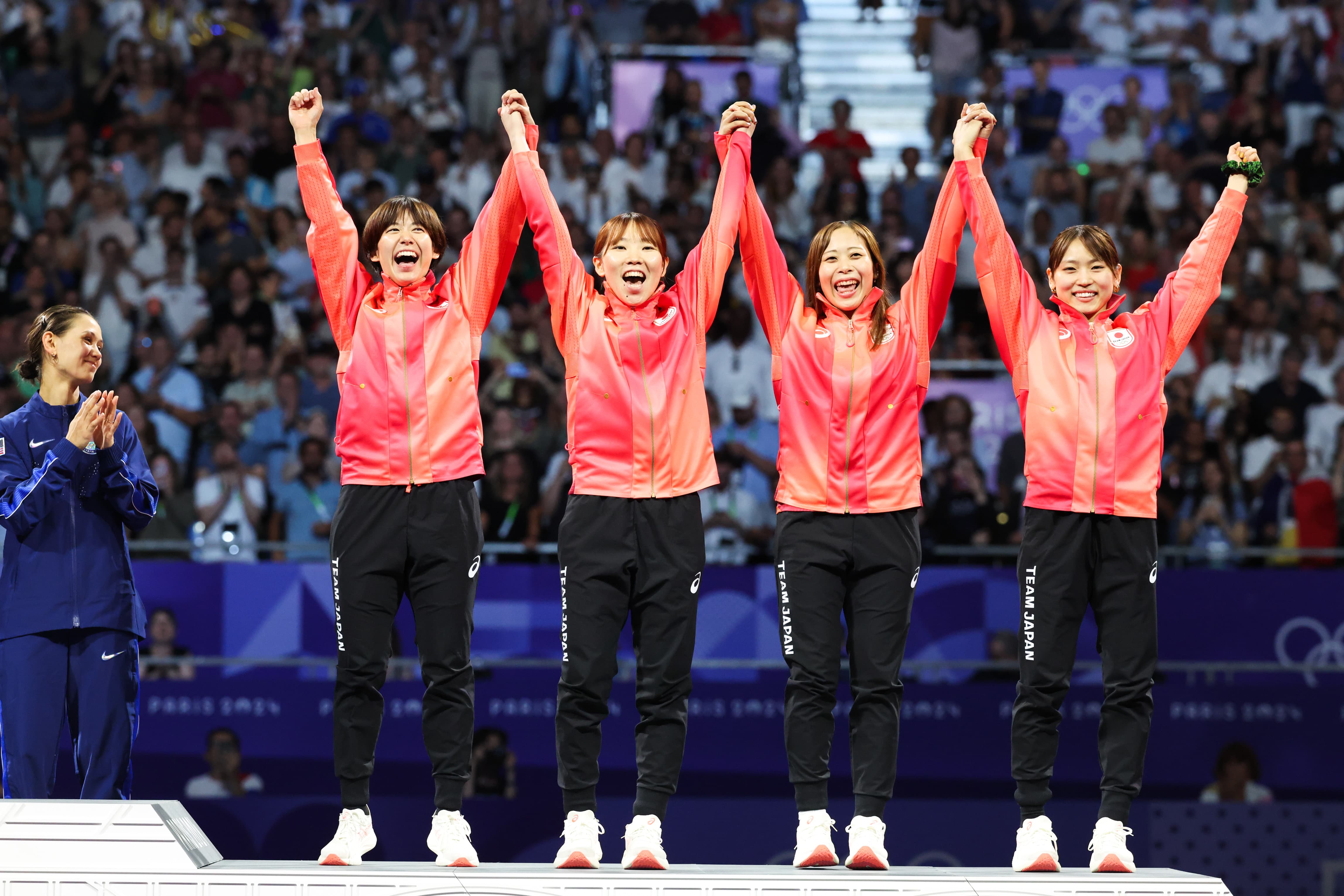 フェンシング・女子フルーレ団体（PHOTO：Koji Aoki/AFLO SPORT）