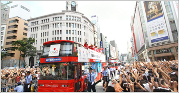 Medalist Parade in GINZA