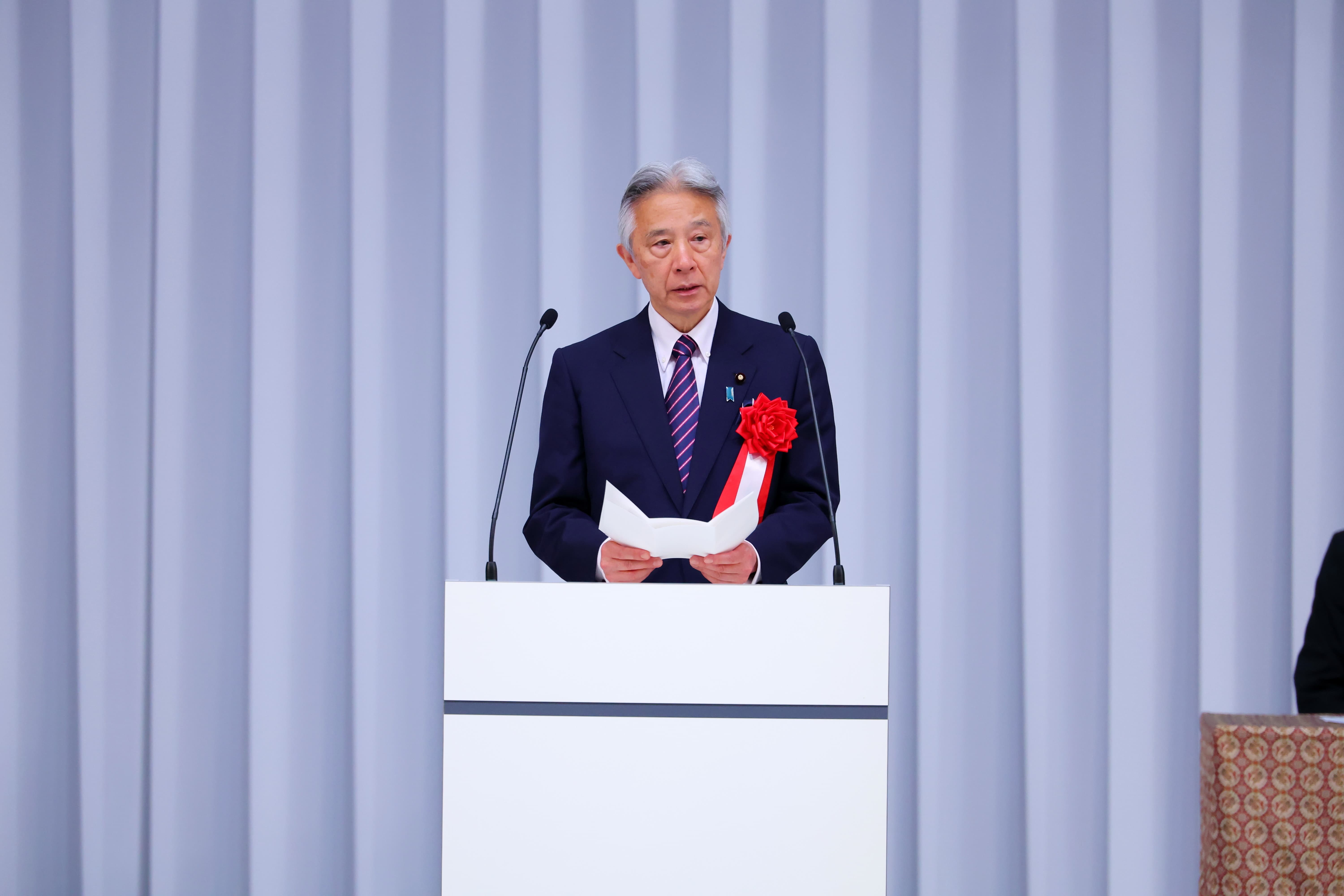 盛山正仁文部科学大臣（写真：アフロスポーツ）