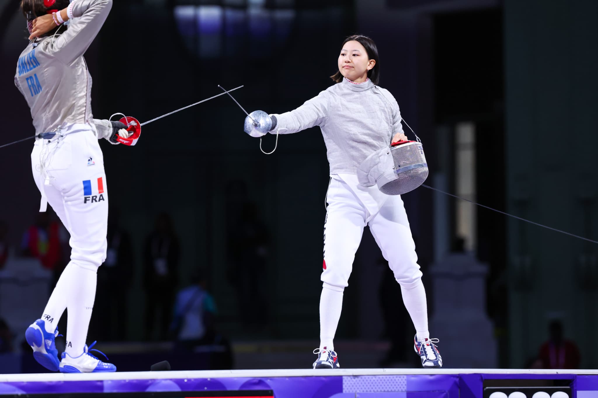 髙嶋理紗選手（右）（写真：YUTAKA／アフロスポーツ）