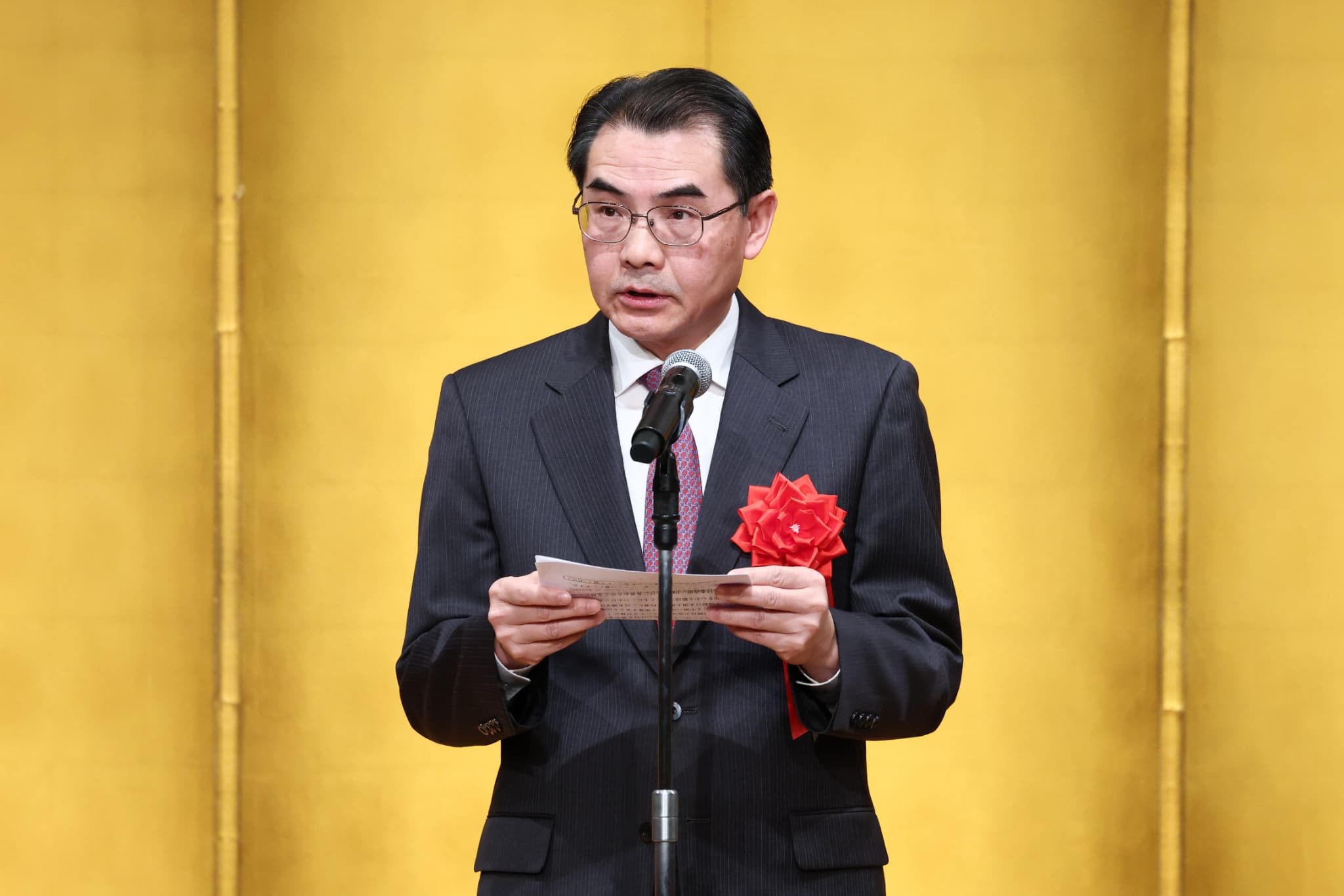 呉江浩中華人民共和国駐日本国特命全権大使（写真：アフロスポーツ）