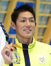 白井、男２００ｍ背で銀 ユニバ、卓球で丹羽３位