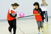 バドミントンの潮田玲子さんらが参加　「オリンピックデー・フェスタin東松島」レポート