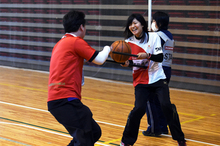 ソフトボール金メダリストの馬渕智子さんらが参加 「オリンピックデー・フェスタin 大槌」レポート