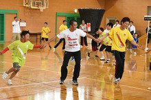 湯元進一さん、山樹里さんらが参加 「オリンピックデー・フェスタ in かわうち」レポート